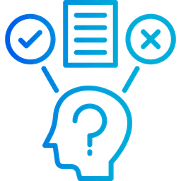  Icon representing AI agent enabling faster and smarter decision-making.