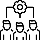 Icon representing AI development company Ombrulla’s innovative and forward-thinking AI team.