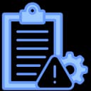 Icon representing AI people tracking to enhance emergency preparedness and ensure safety compliance.