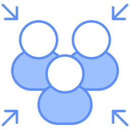  Icon showing AI people tracking used for analyzing footfall and conversion rates.