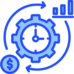 Icon representing AI people counting used to improve operations and assign staff effectively.