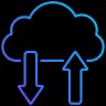 Edge or cloud deployment icon