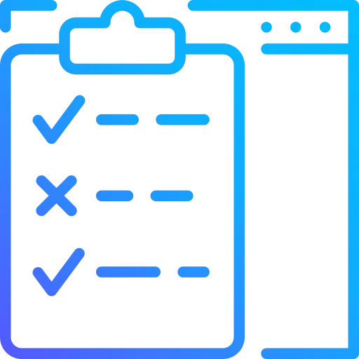 Icon for Evaluation & Testing of AI models.