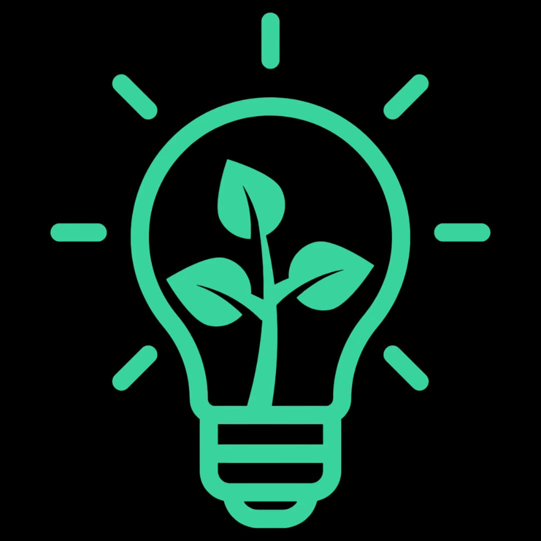 Operational Sustainability icon that shows how AI-powered solutions drive long-term growth and resilience for sustainable operations.