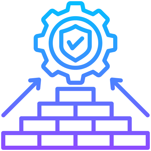 Illustration of secure AI infrastructure with SSO, RBAC, encrypted data, VPC connections, and immutable audit logs ensuring protection.