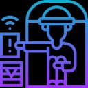 RFID/NFC Worker IDs Icon