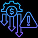 Cost reduction icon