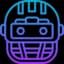 Smart helmet icon