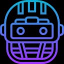 Smart helmet icon