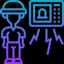 Worker monitoring icon
