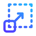 Icon symbolizing scalable AI solutions designed to adapt from pilot projects to enterprise-wide deployments, ensuring long-term organizational growth.