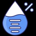 Humidity sensor icon for environmental monitoring in industrial asset management