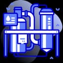 Vibration monitoring icon for detecting equipment anomalies in predictive maintenance systems