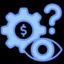 Icon representing hidden costs in off-the-shelf AI including subscription fees and usage limits