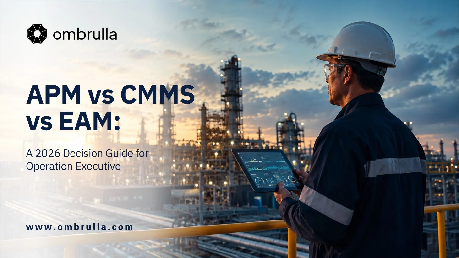 APM vs CMMS vs EAM comparison diagram and decision framework