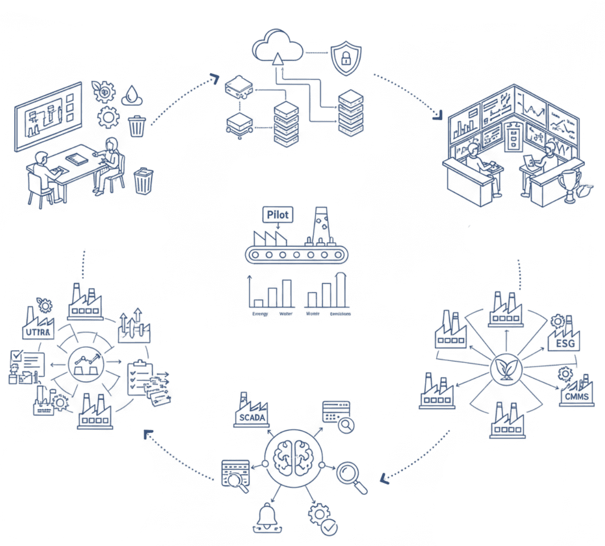 How We Implement AI & IoT Sustainability with You