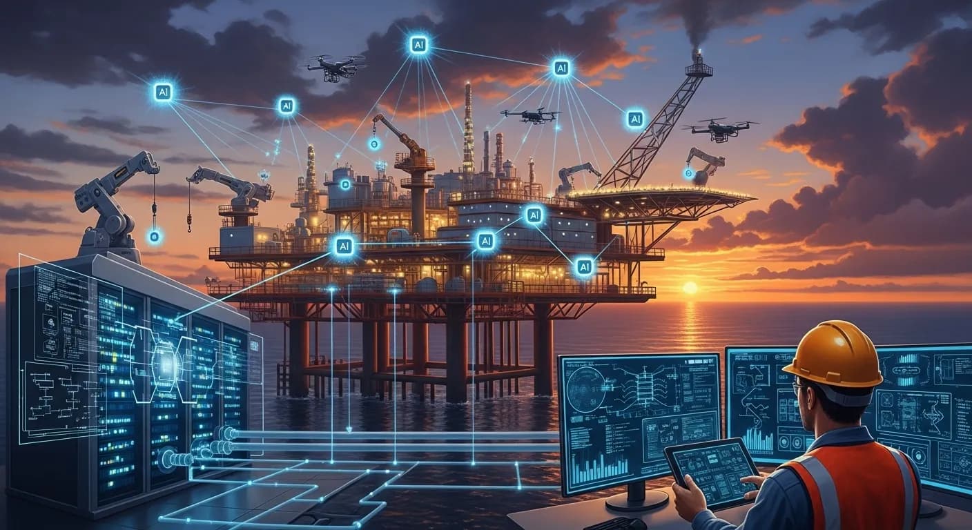 Agentic AI autonomously adapting to oil and gas operations for improved decision-making and efficiency