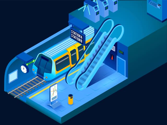 Ombrulla's AI-powered performance monitoring detects rising heat and vibration in a tunnel boring machine bearing, recommending early replacement to prevent equipment failure and project delays on a metro rail construction site.