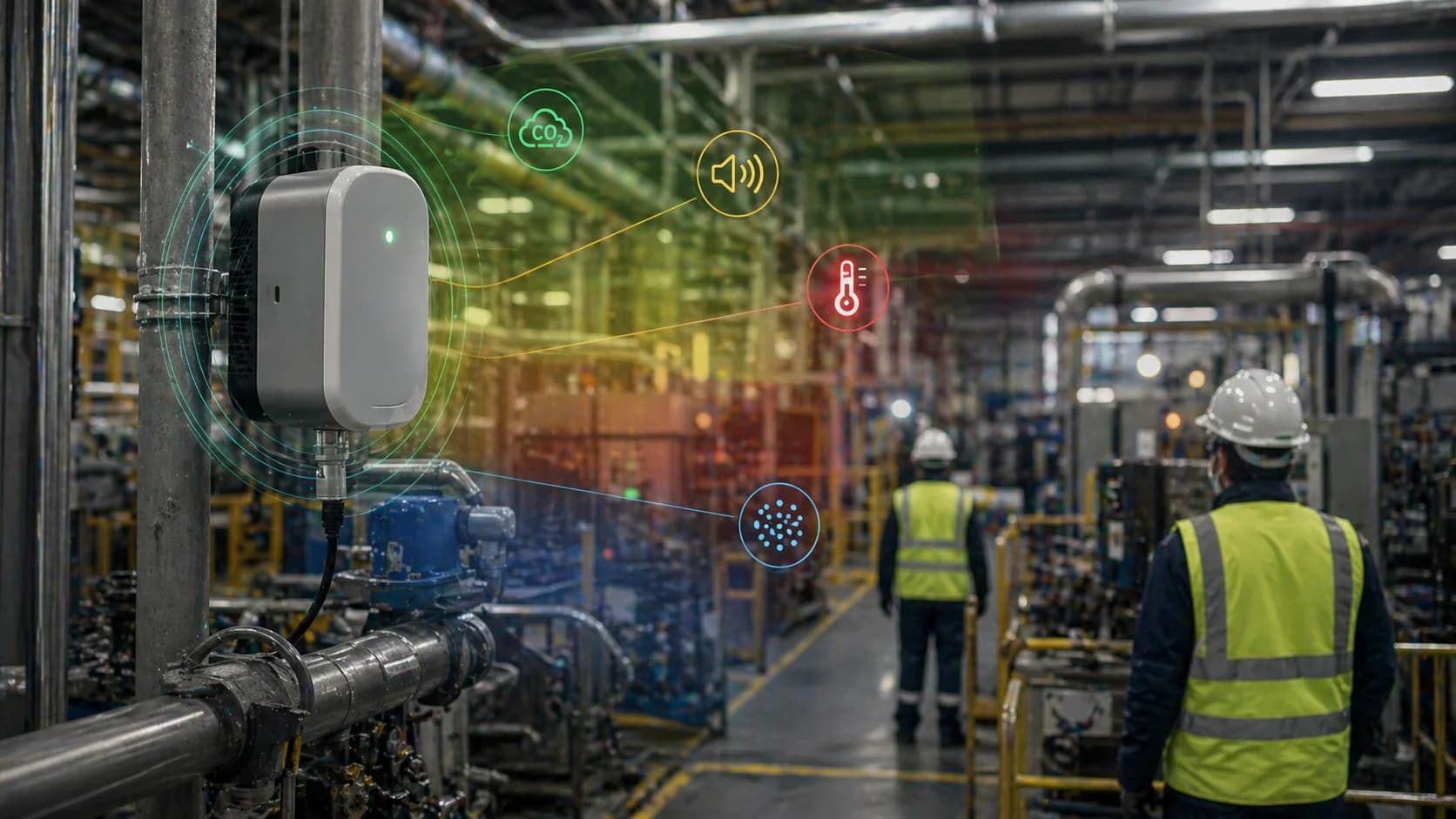 AI safety systems send instant alerts to workers and supervisors about overheating machines, chemical leaks, or unsafe behavior to prevent accidents.