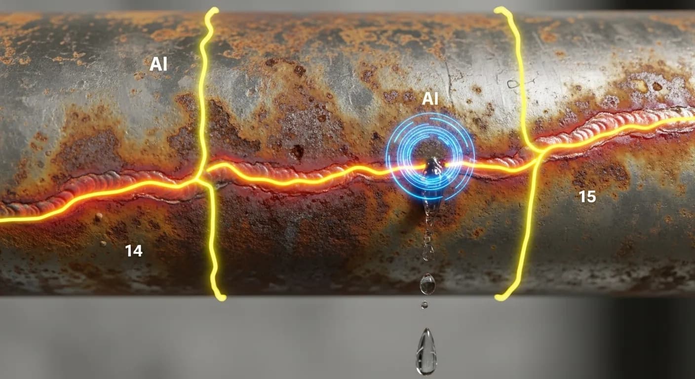 AI dashboard view showing detected anomalies with bounding boxes.
