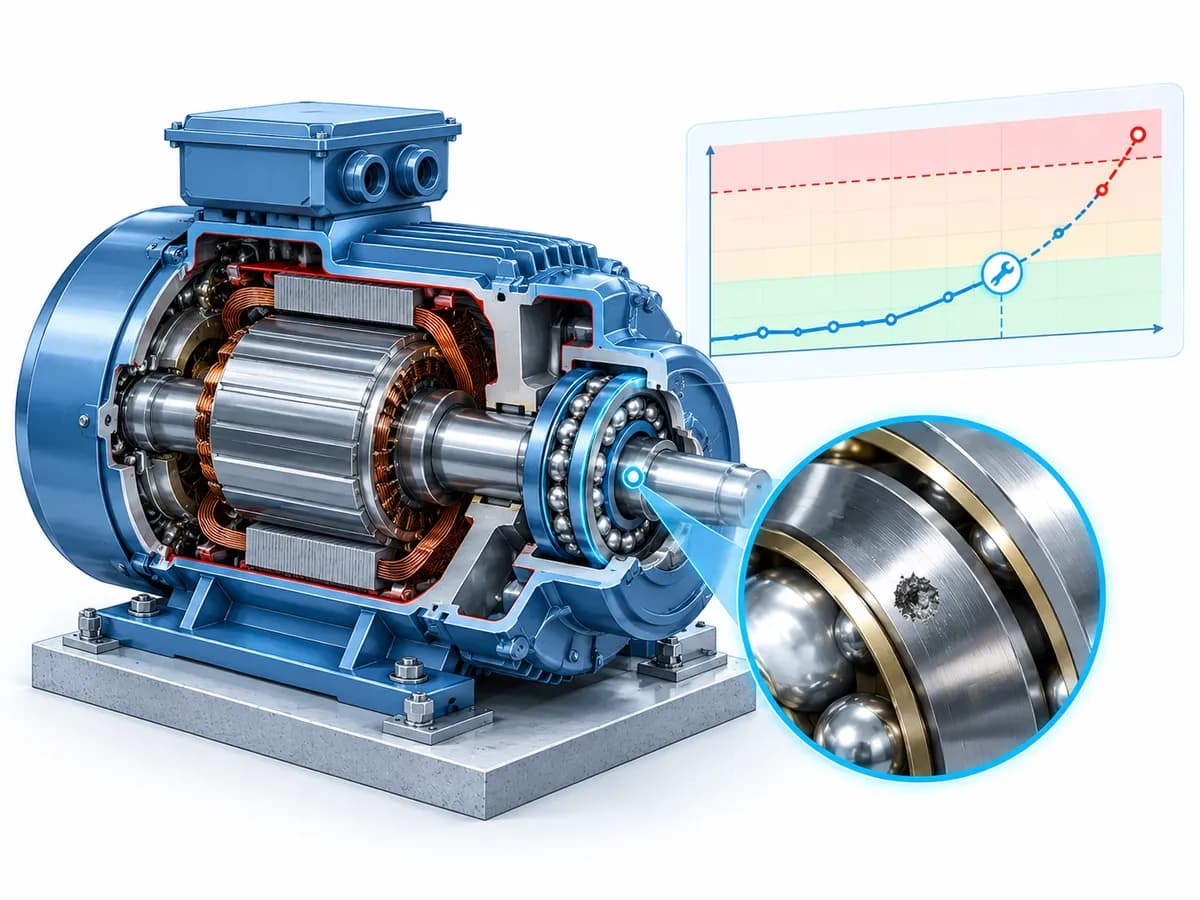 Early equipment fault detected by PETRAN condition-based monitoring