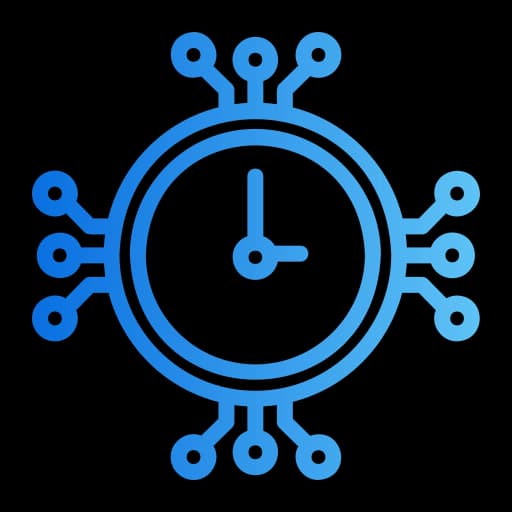 Icon of Intelligent edge system performing on-device analysis and anomaly detection for instant, reliable alerts.