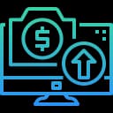 Icon representing quality, throughput, and OEE gains from stable, reliable assets.