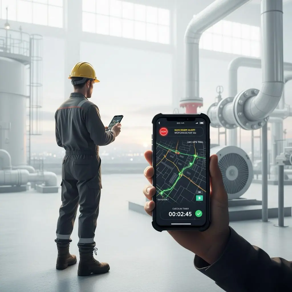 Banner of a mobile inspection app analyzing field images and videos with AI to deliver instant, auditable insights using Ombrulla's PETRAN platform.