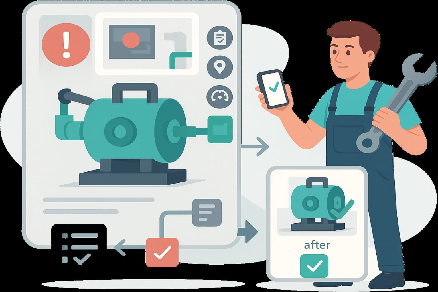 Execute & Close illustration