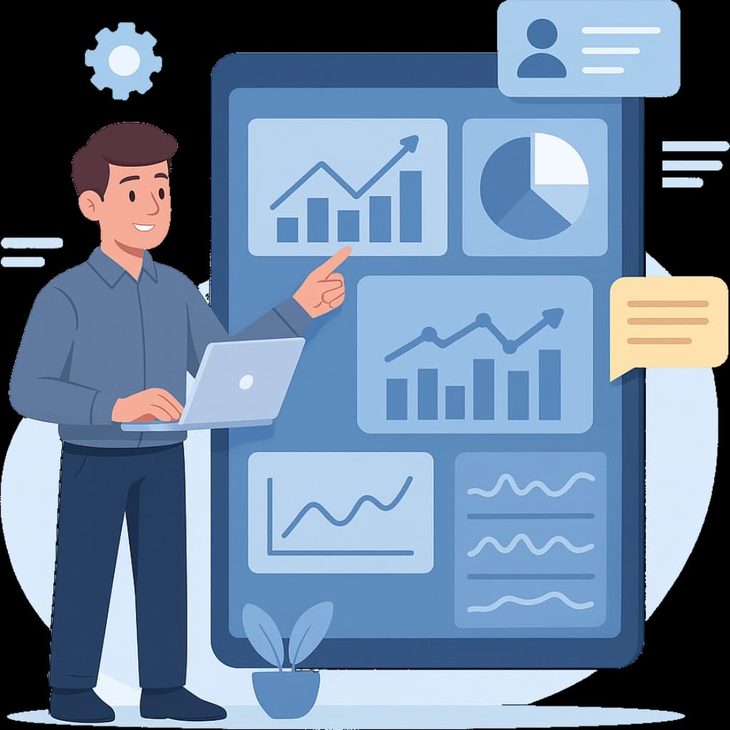 Report & Learn illustration