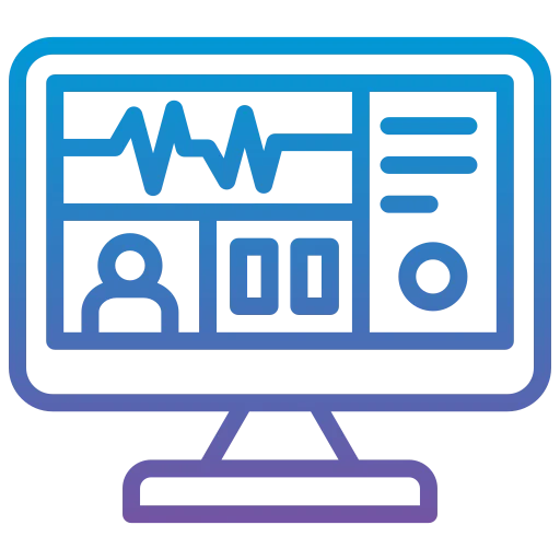 Condition monitoring dashboard showing dynamic health scores, trends, and anomaly indicators to identify potential equipment issues early.