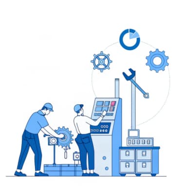 Image illustrating key ROI drivers such as reduced downtime, optimized maintenance, extended asset life, and lower energy costs.