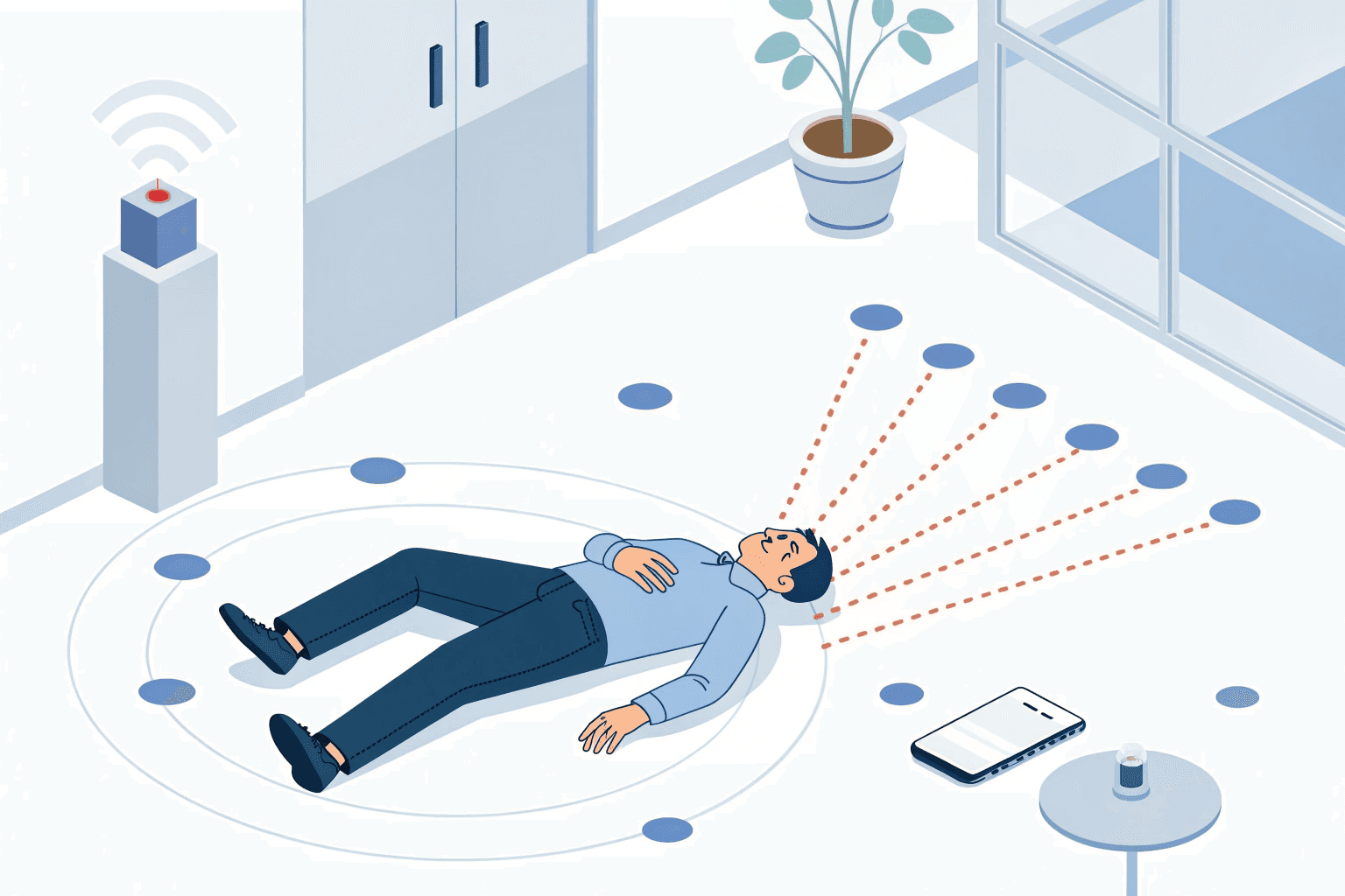 Man-down analytics icon