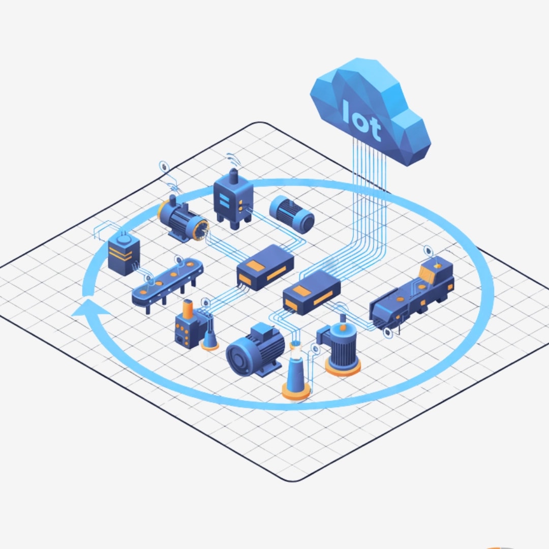 PETRAN AI IoT asset performance management platform showing real-time equipment health monitoring, predictive maintenance alerts, remaining useful life prediction, and automated CMMS work order creation across manufacturing and oil and gas operations
