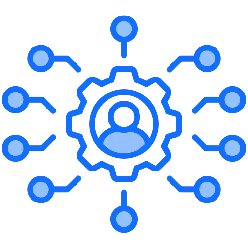 Digital skill matrix capturing employee competencies to support AI-based workforce analysis and decision-making.