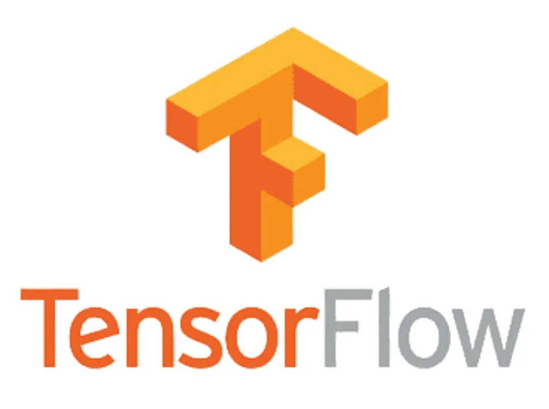 TensorFlow logo - open-source machine learning framework by Google for building and deploying AI models