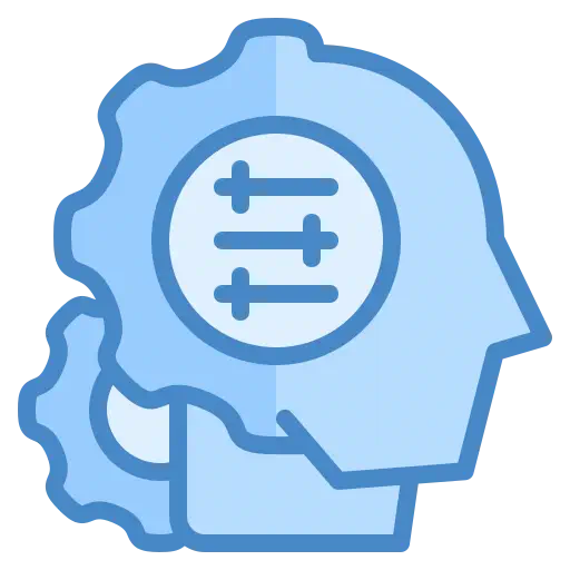 Icon representing generic logic limitations in off-the-shelf AI tools