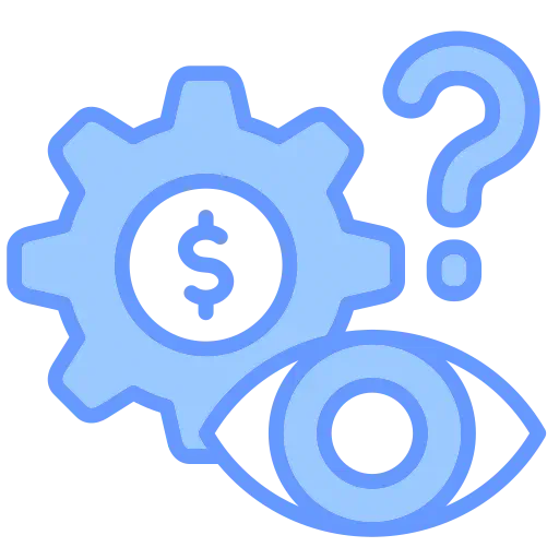 Icon representing hidden costs in off-the-shelf AI including subscription fees and usage limits