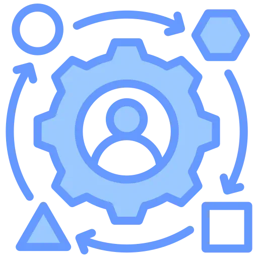 Icon representing limited adaptability challenges in pre-built AI solutions