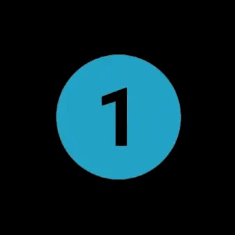 Icon representing business problem identification step in custom AI development