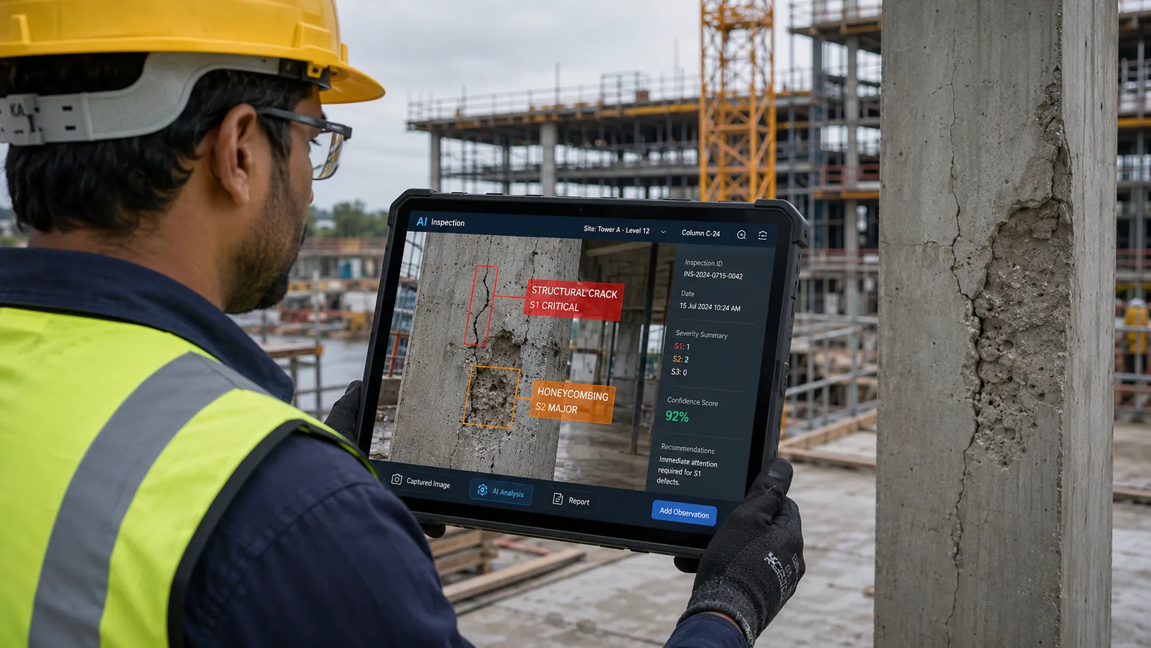 mobile ai inspection in construction