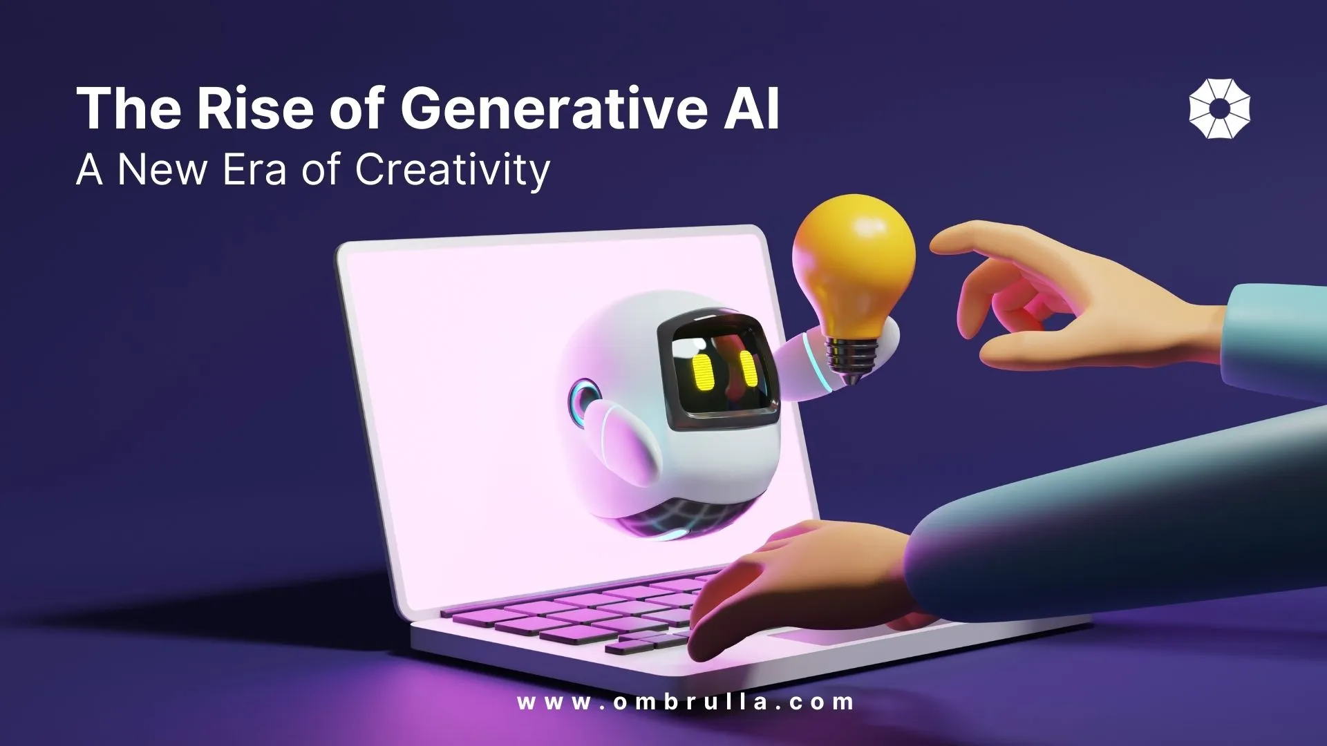Generative AI technology showcase featuring creative applications of ChatGPT, DALL-E, and other AI content generation tools transforming digital creativity