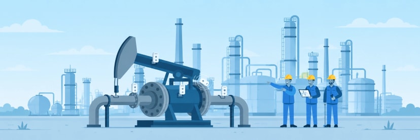 Desert refinery with APM pods for predictive maintenance