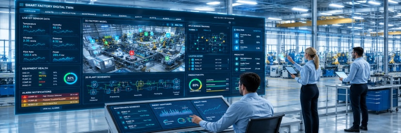 PETRAN industrial digital twin live operations view