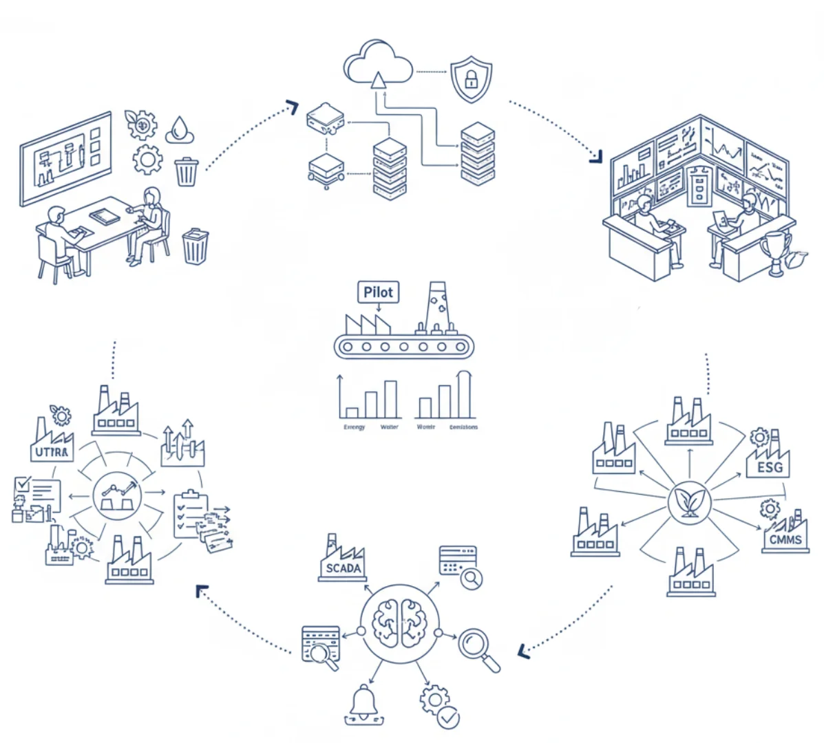 How We Implement AI & IoT Sustainability with You