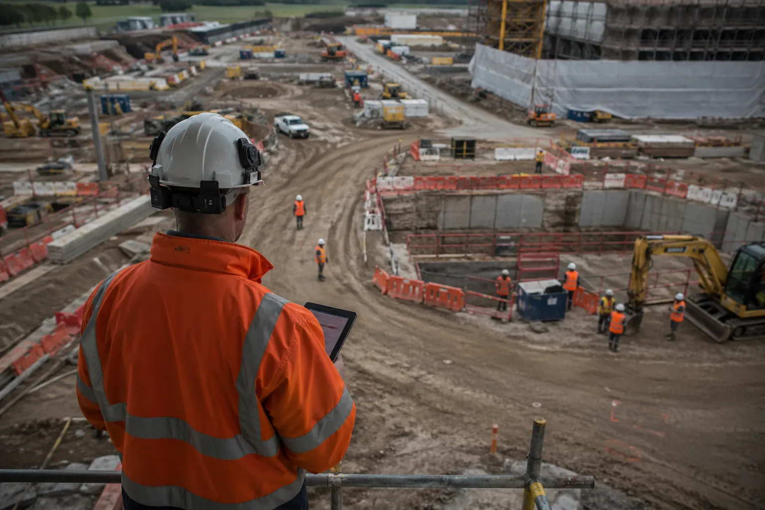 RTLS Worker Tracking on Large Sites