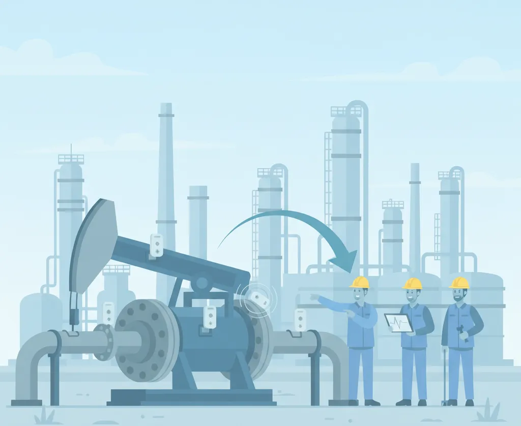 Desert refinery with APM pods for predictive maintenance