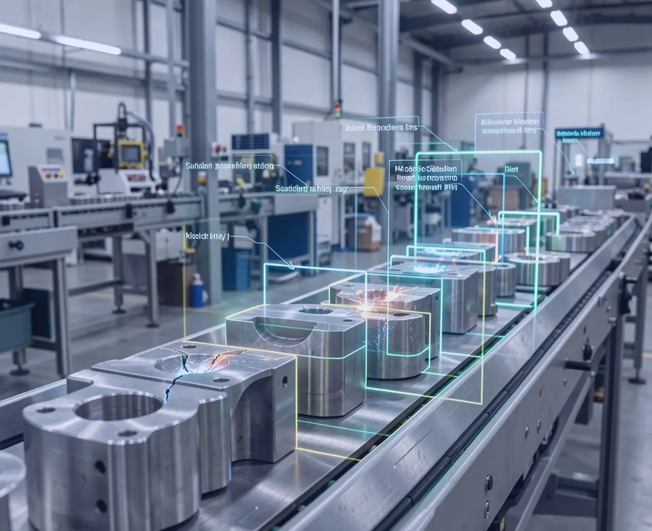 Manufacturing AI inspection for surface defects and quality control