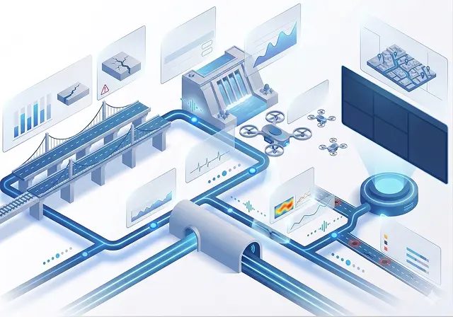 Civil infrastructure AI inspection for bridges, tunnels, and roads