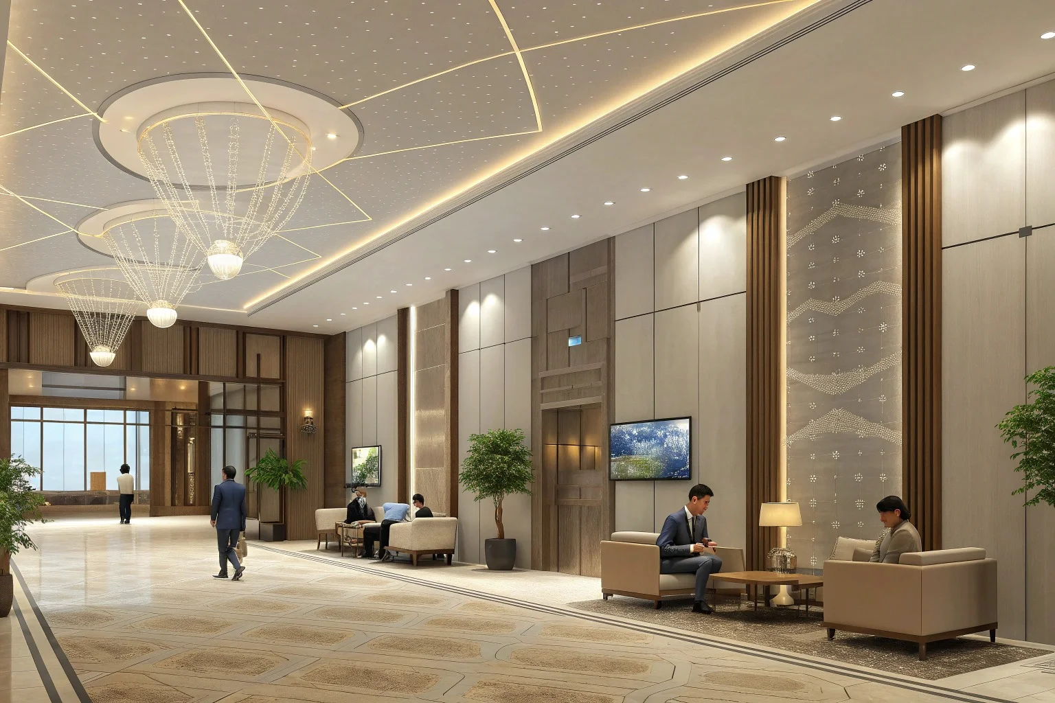 AI people counting in hotels and resorts to enhance guest service and operational efficiency.